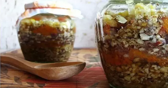 суміш горіхів з медом для потенції