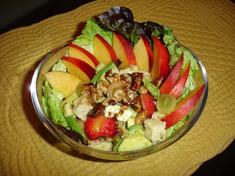 горіхово-фруктовий салат для потенції